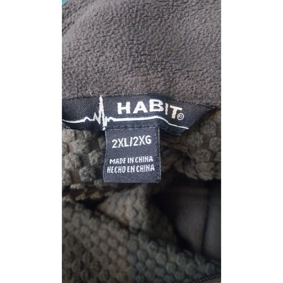 RealTree Habit Camouflage Lite Fleece Lined Full Zip Size 2XL - Picture 3 of 10